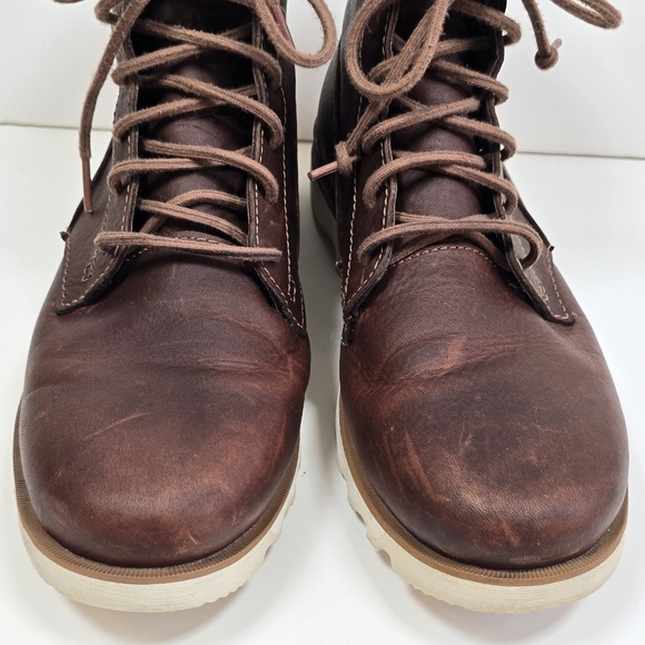 Sorel Kezar Men\'s Tall Lace Up Waterproof Leather Lug Sole Utility Boots Sz.11 main image 9